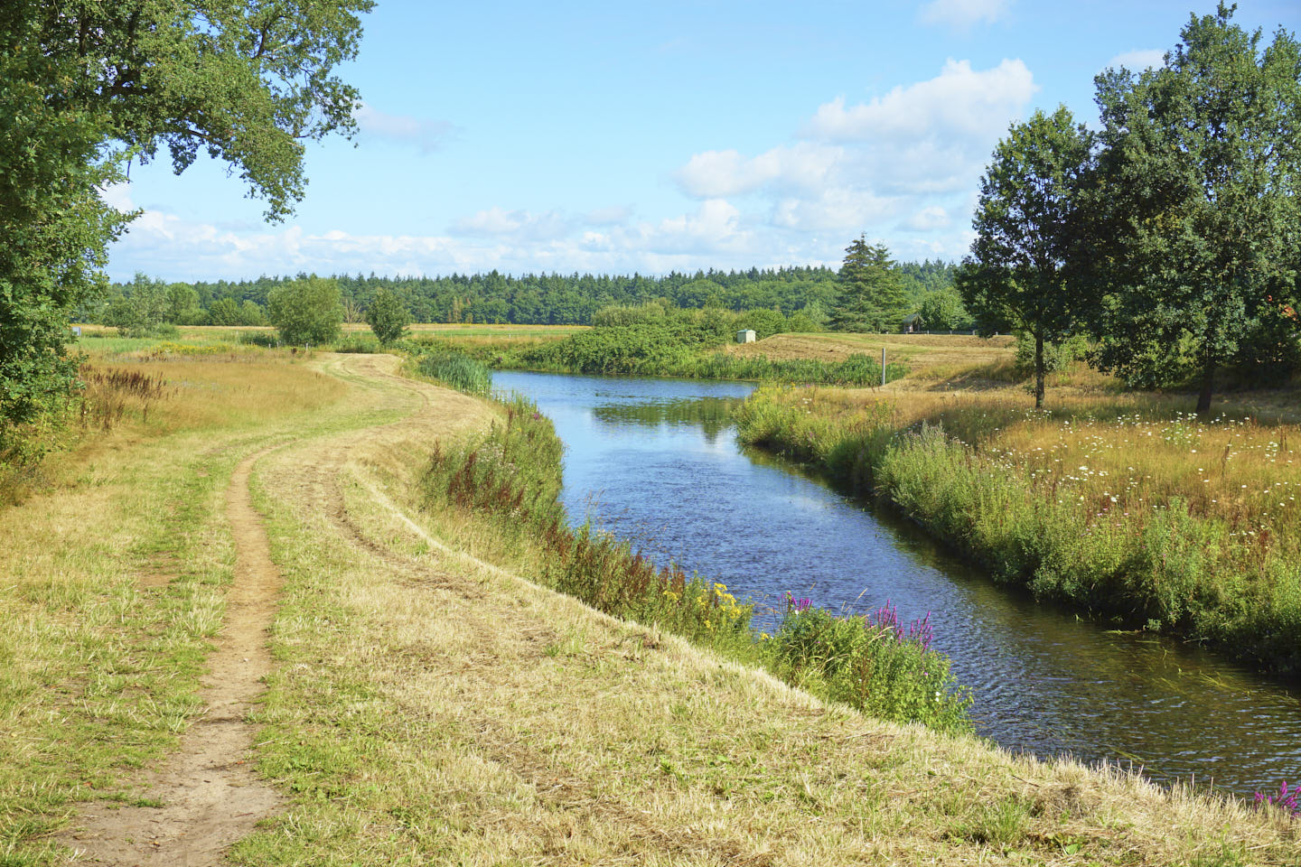 De kronkelende Vecht bij Junne