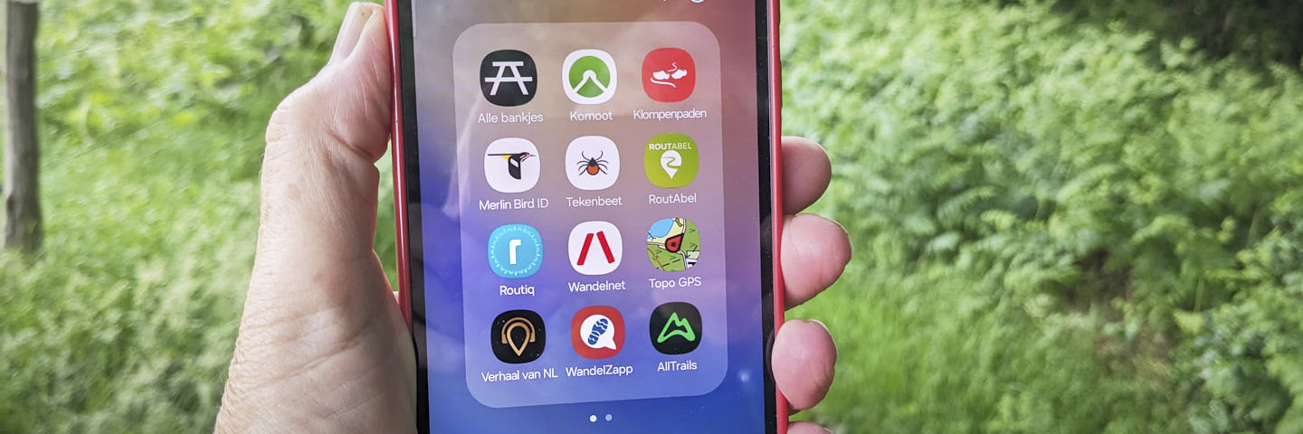 5 Leuke apps tijdens een wandeltocht