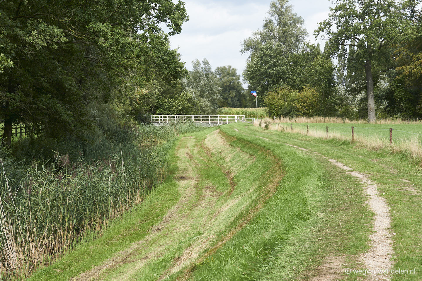 Hertme gele wandelroute - Dijk
